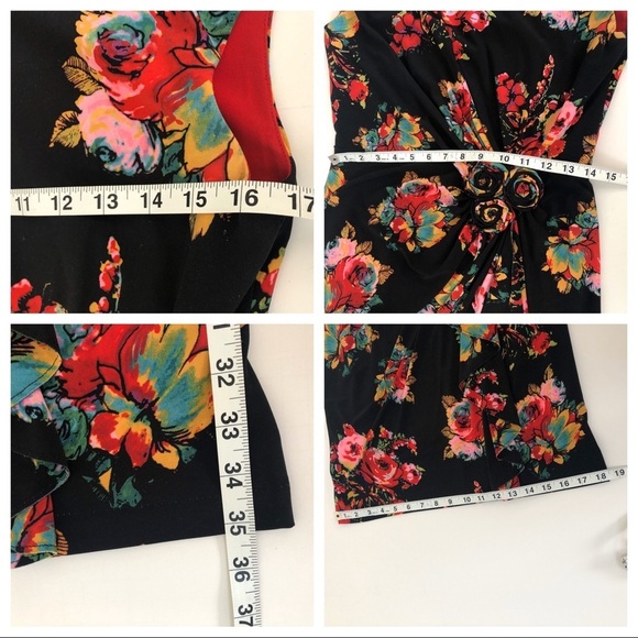 Jones New York Floral Dress size 4 - Picture 4 of 8